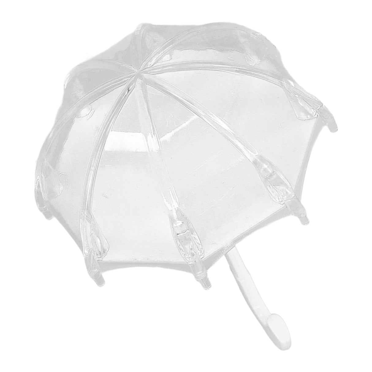 12pcs Umbrella Shaped Candy Box Portable Cute Exquisite Plastic Packaging Gift Box for Birthday PartyWhite