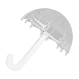12pcs Umbrella Shaped Candy Box Portable Cute Exquisite Plastic Packaging Gift Box for Birthday PartyWhite - 45-Degree Angle