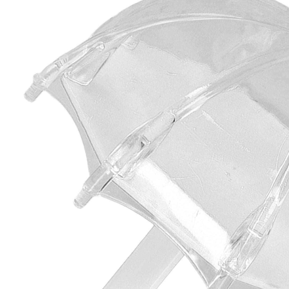 12pcs Umbrella Shaped Candy Box Portable Cute Exquisite Plastic Packaging Gift Box for Birthday PartyWhite