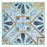 4Pcs/Set Antique Tile Stickers Retro Style Waterproof Self Adhesive Decals for Kitchen Bathroom Decor 30x30cm