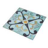 4Pcs/Set Antique Tile Stickers Retro Style Waterproof Self Adhesive Decals for Kitchen Bathroom Decor 30x30cm