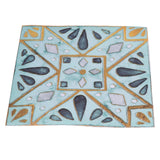 4Pcs/Set Antique Tile Stickers Retro Style Waterproof Self Adhesive Decals for Kitchen Bathroom Decor 30x30cm