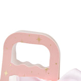 50Set Innovative Candy Box Paper Candy Bags with Ribbons for Christmas Parties Birthdays WeddingsPink with Light Pink Ribbon