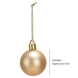 36Pcs Christmas Tree Ball Ornaments Shatterproof Hanging Decorations Xmas Pendant for Festival Holiday PartyGold - Extra Image