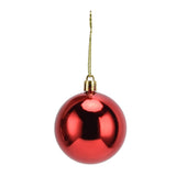 100pcs Christmas Ball Ornaments Shatterproof Hanging Balls for Christmas Tree Party DecorationRed