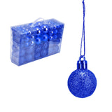 100pcs Christmas Ball Ornaments Shatterproof Hanging Balls for Christmas Tree Party DecorationBlue