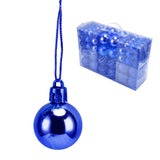 100pcs Christmas Ball Ornaments Shatterproof Hanging Balls for Christmas Tree Party DecorationBlue