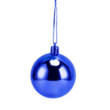100pcs Christmas Ball Ornaments Shatterproof Hanging Balls for Christmas Tree Party DecorationBlue