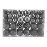 100pcs Christmas Ball Ornaments Shatterproof Hanging Balls for Christmas Tree Party DecorationSilver