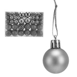 100pcs Christmas Ball Ornaments Shatterproof Hanging Balls for Christmas Tree Party DecorationSilver