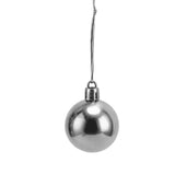 100pcs Christmas Ball Ornaments Shatterproof Hanging Balls for Christmas Tree Party DecorationSilver