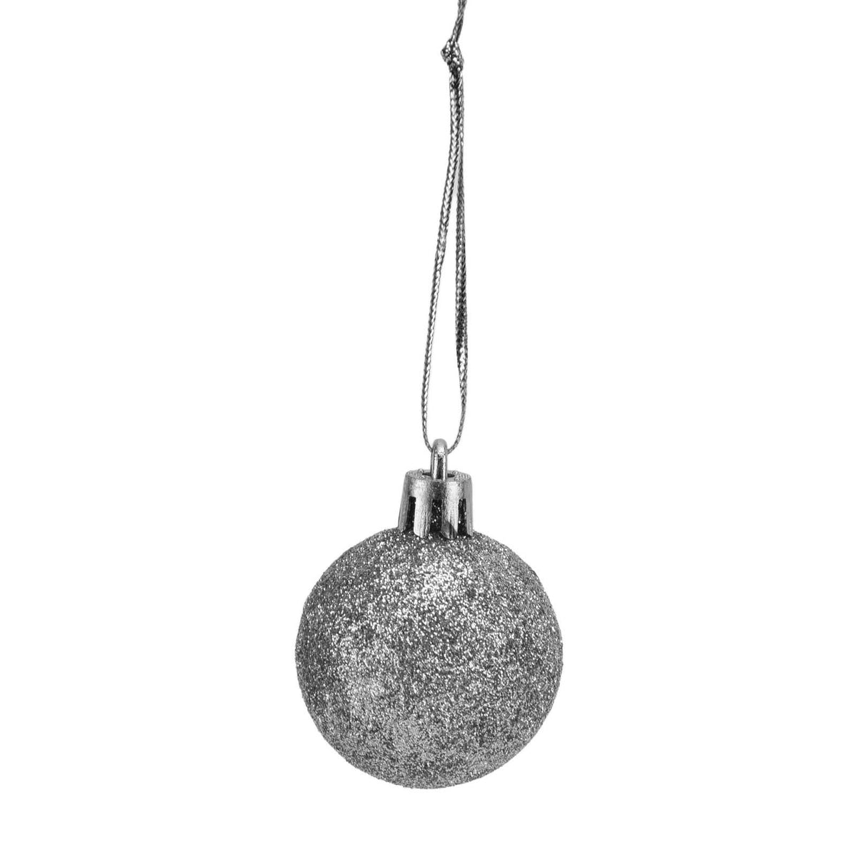 100pcs Christmas Ball Ornaments Shatterproof Hanging Balls for Christmas Tree Party DecorationSilver
