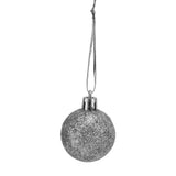 100pcs Christmas Ball Ornaments Shatterproof Hanging Balls for Christmas Tree Party DecorationSilver