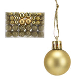 100pcs Christmas Ball Ornaments Shatterproof Hanging Balls for Christmas Tree Party DecorationGold - Extra Image