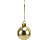 100pcs Christmas Ball Ornaments Shatterproof Hanging Balls for Christmas Tree Party DecorationGold