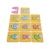 12PCS/Set Game Floor Sticker DIY Kids Game Ground Sticker Cartoon Number Sticker for Nursery - Top-Down View