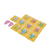 12PCS/Set Game Floor Sticker DIY Kids Game Ground Sticker Cartoon Number Sticker for Nursery - Close-Up Angle