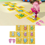 12PCS/Set Game Floor Sticker DIY Kids Game Ground Sticker Cartoon Number Sticker for Nursery - Extra Image