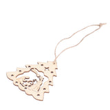 Wooden Hanging Ornaments Hollow DIY Christmas Tree Decorative Pendants Home Decoration AccessoriesJM00204 - Extra Image