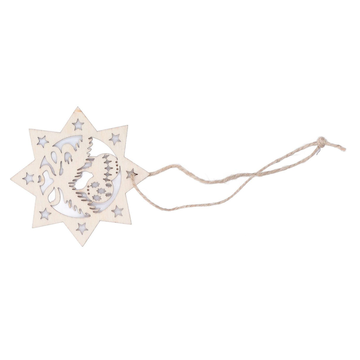 Wooden Hanging Ornaments Hollow DIY Christmas Tree Decorative Pendants Home Decoration AccessoriesJM00207