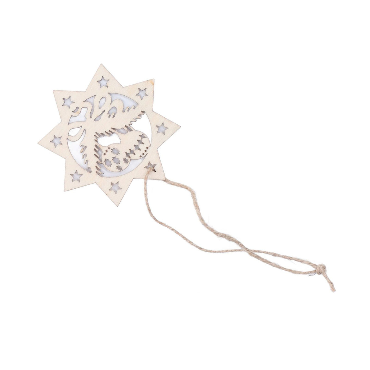 Wooden Hanging Ornaments Hollow DIY Christmas Tree Decorative Pendants Home Decoration AccessoriesJM00207