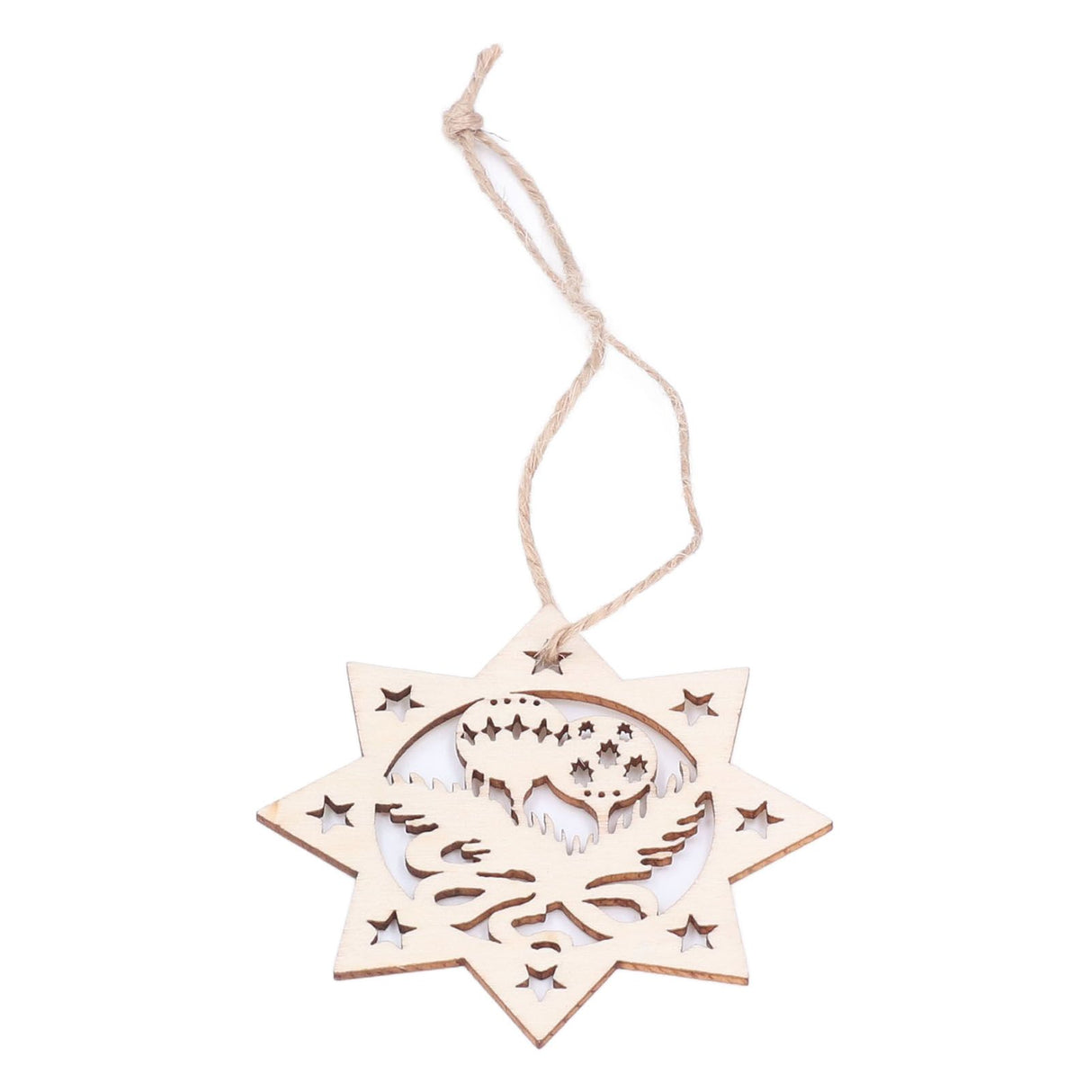 Wooden Hanging Ornaments Hollow DIY Christmas Tree Decorative Pendants Home Decoration AccessoriesJM00207