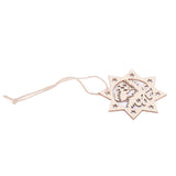 Wooden Hanging Ornaments Hollow DIY Christmas Tree Decorative Pendants Home Decoration AccessoriesJM00207 - Extra Image
