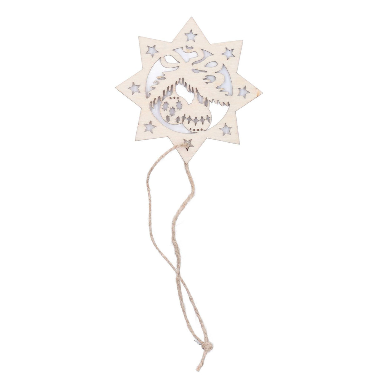 Wooden Hanging Ornaments Hollow DIY Christmas Tree Decorative Pendants Home Decoration AccessoriesJM00207