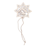 Wooden Hanging Ornaments Hollow DIY Christmas Tree Decorative Pendants Home Decoration AccessoriesJM00207 - Extra Image