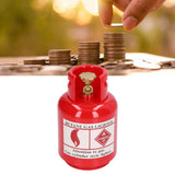 Simulation Fuel Gas Tank Shape Piggy Bank Decor Child Plastic Crafts Desktop Ornament GiftRed