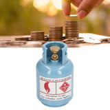 Simulation Fuel Gas Tank Shape Piggy Bank Decor Child Plastic Crafts Desktop Ornament GiftBlue - Extra Image
