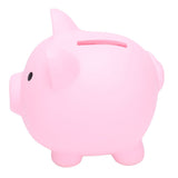 Piggy Bank Rugged Durable Vinyl Cartoon Animal Pig Coin Cash Piggy Bank Boy Girl GiftPink - Close-Up Angle