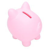 Piggy Bank Rugged Durable Vinyl Cartoon Animal Pig Coin Cash Piggy Bank Boy Girl GiftPink