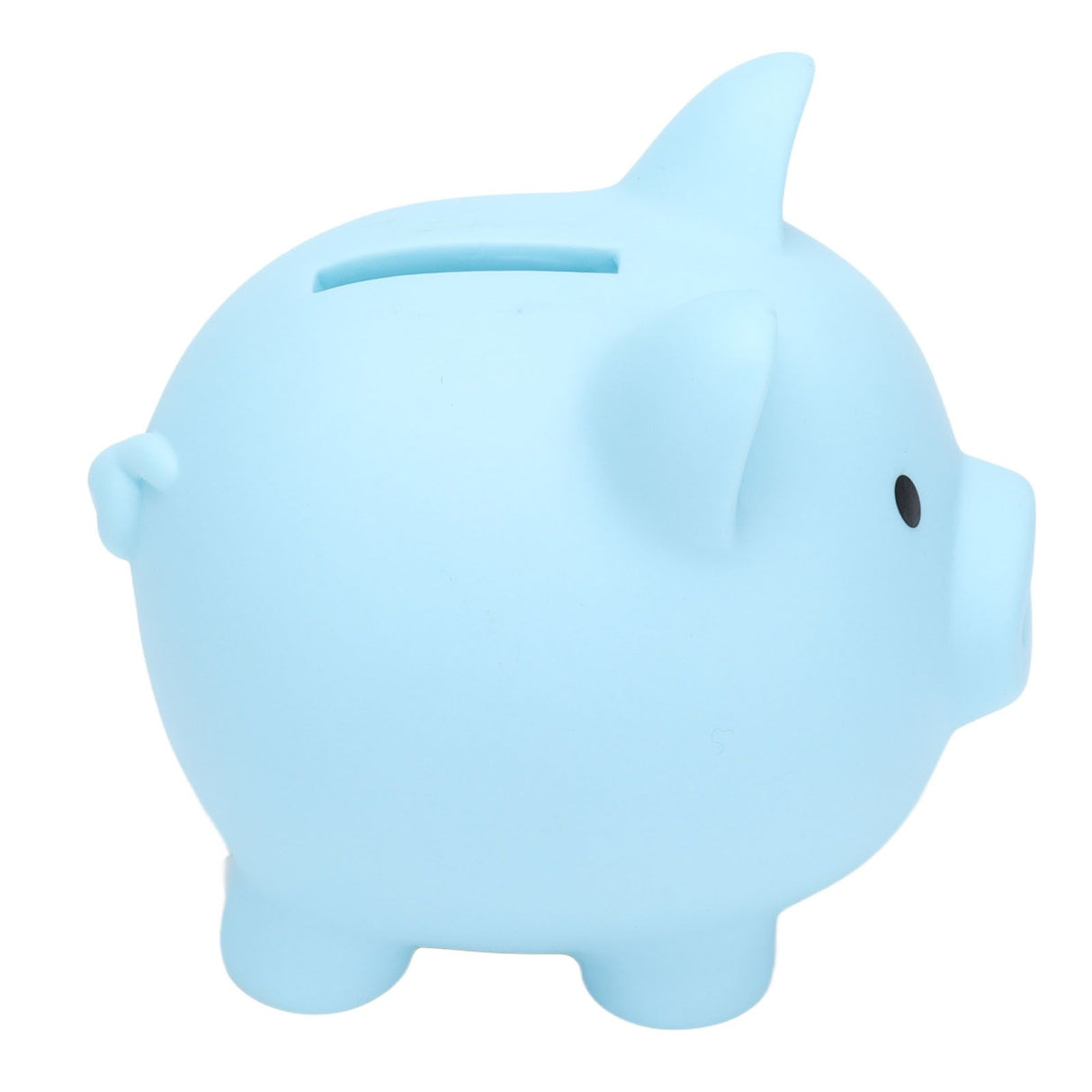 Piggy Bank Rugged Durable Vinyl Cartoon Animal Pig Coin Cash Piggy Bank Boy Girl GiftBlue