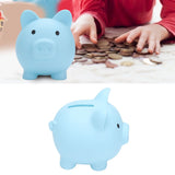 Piggy Bank Rugged Durable Vinyl Cartoon Animal Pig Coin Cash Piggy Bank Boy Girl GiftBlue - Extra Image