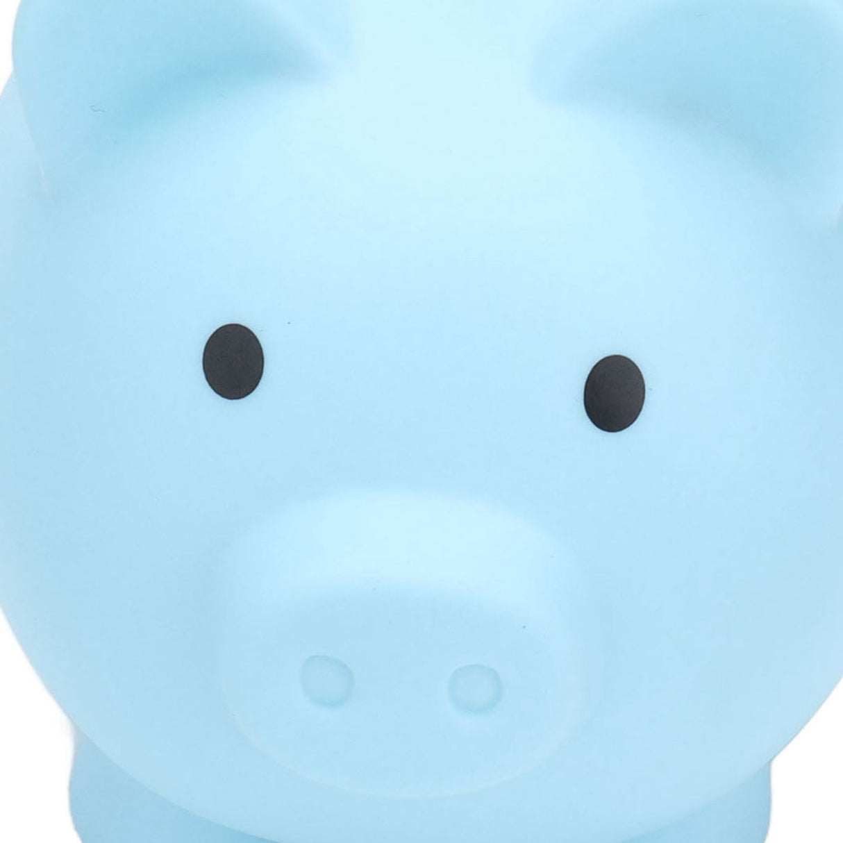 Piggy Bank Rugged Durable Vinyl Cartoon Animal Pig Coin Cash Piggy Bank Boy Girl GiftBlue