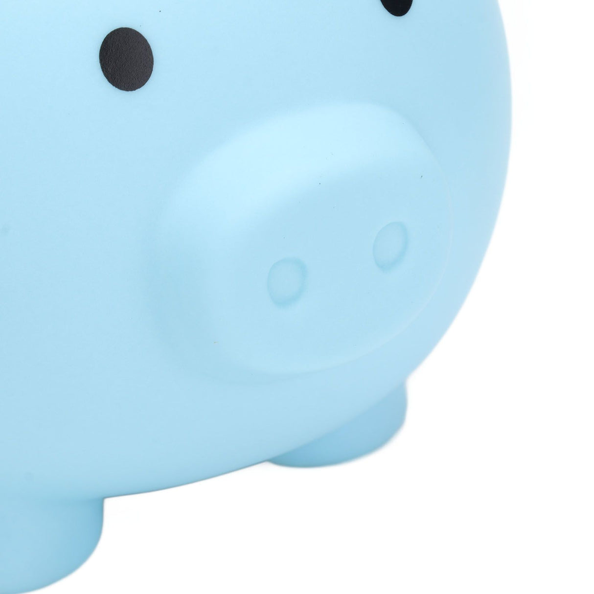 Piggy Bank Rugged Durable Vinyl Cartoon Animal Pig Coin Cash Piggy Bank Boy Girl GiftBlue