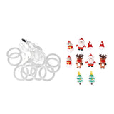 Christmas Led Lights Simple Installation Low Voltage High Safety Soft Light Romantic Hanging Christmas Lights - Rear View
