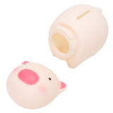 Piggy Bank Safe Poisonless Material Sturdy Durable Lovely Appearance Coin Bank for Boys Girls ChildrenPig - Top-Down View