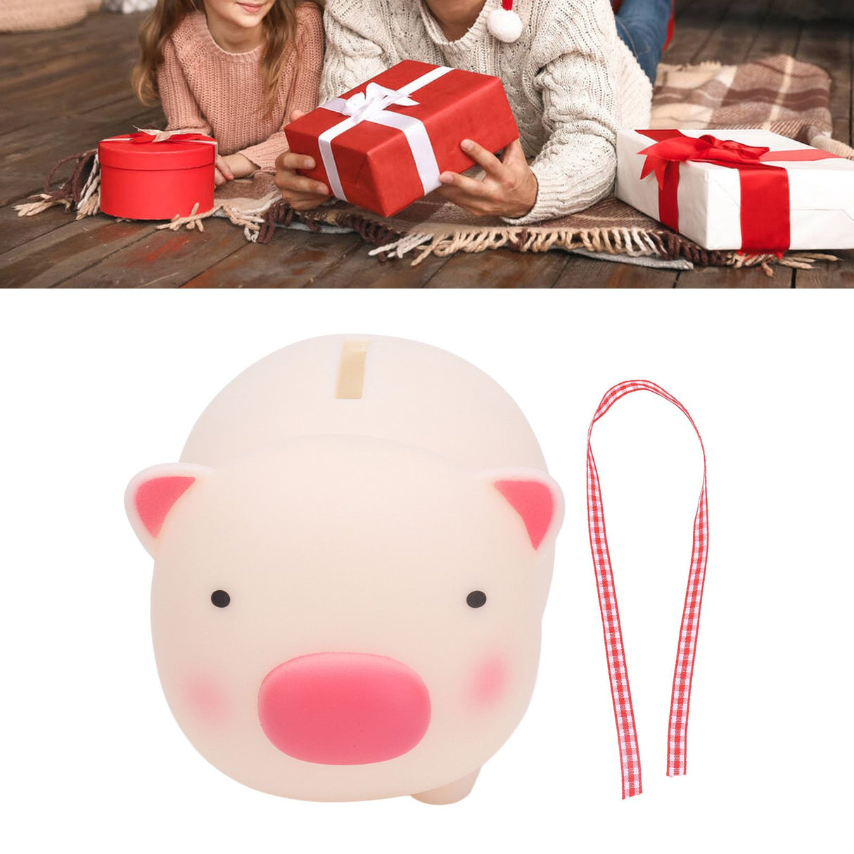Piggy Bank Safe Poisonless Material Sturdy Durable Lovely Appearance Coin Bank for Boys Girls ChildrenPig