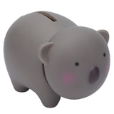Piggy Bank Safe Poisonless Material Sturdy Durable Lovely Appearance Coin Bank for Boys Girls ChildrenSmall Bear - Top-Down View