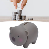 Piggy Bank Safe Poisonless Material Sturdy Durable Lovely Appearance Coin Bank for Boys Girls ChildrenSmall Bear