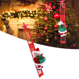 Electric Climbing Ladder Decoration Christmas Tree Hanging Pendant Festival Ornament for Party - Extra Image