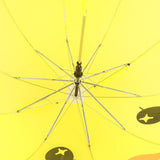 Kid Umbrella Lovely Cartoon Animal Easy Operation Light Weight Girls Umbrella for Raining Clear DayYellow - 45-Degree Angle