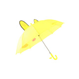 Kid Umbrella Lovely Cartoon Animal Easy Operation Light Weight Girls Umbrella for Raining Clear DayYellow - Close-Up Angle