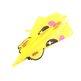 Kid Umbrella Lovely Cartoon Animal Easy Operation Light Weight Girls Umbrella for Raining Clear DayYellow - Extra Image