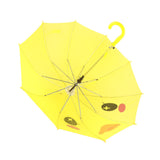 Kid Umbrella Lovely Cartoon Animal Easy Operation Light Weight Girls Umbrella for Raining Clear DayYellow - Extra Image