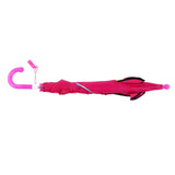 Kid Umbrella Lovely Cartoon Animal Easy Operation Light Weight Girls Umbrella for Raining Clear DayRose Red