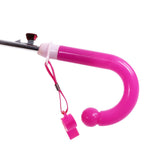 Kid Umbrella Lovely Cartoon Animal Easy Operation Light Weight Girls Umbrella for Raining Clear DayRose Red - Extra Image