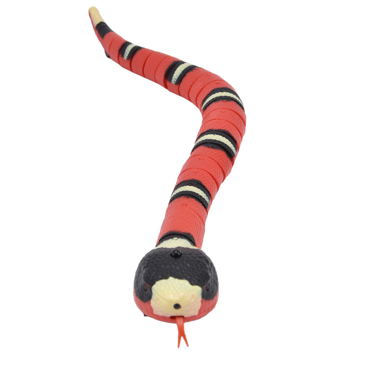 Interactive Cat Toy Smart Sensing Electronic Toy Snake Simulation Animal Model for Pet Obstacle Avoidance Training